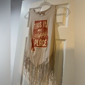 Alabama boho tank top